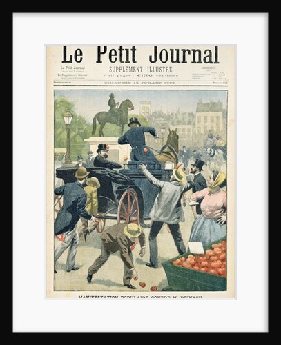 Popular protest against Joseph Reinach by French School