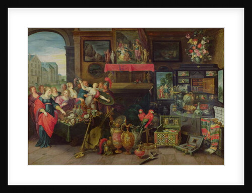 Ulysses Recognising Achilles Amongst the Daughters of Lycomedes by Frans II the Younger (studio of) Francken