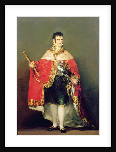 Portrait of Ferdinand VII 1814 by Francisco Jose de Goya y Lucientes