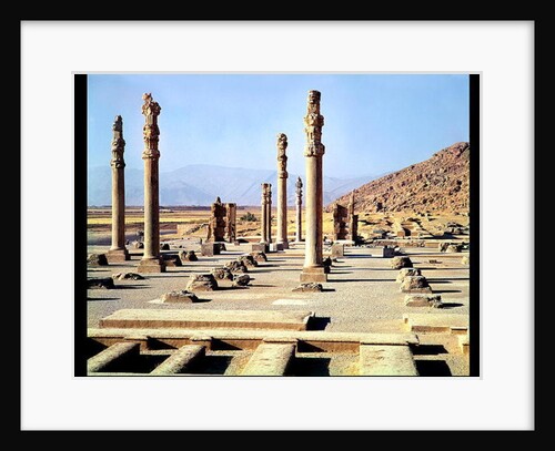 General view of the Apadana founded c.518 BC by Achaemenid