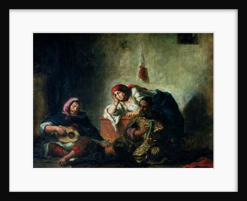 Jewish Musicians in Mogador, 1847 by Ferdinand Victor Eugene Delacroix