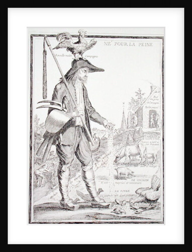 The Village Peasant, Born to Suffer, c.1780 by Nicolas Guerard