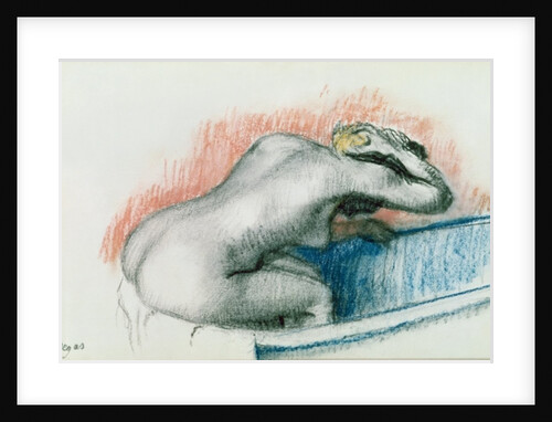Woman Washing in the Bath, c.1892 by Edgar Degas