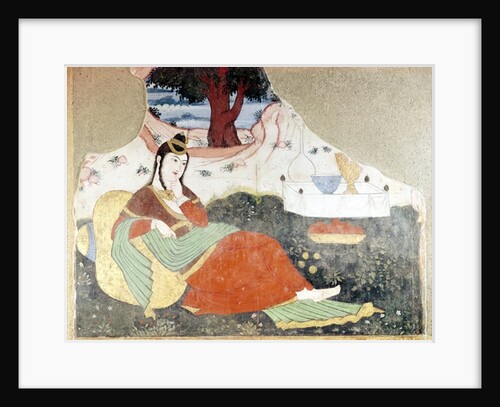 Woman in the Garden of Shah Abbas I by School Persian
