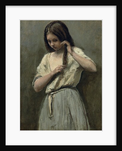 Young Girl at her Toilet, 19th century by Jean Baptiste Camille Corot