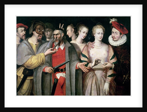 Actors of the Commedia dell'Arte by Francois Bunel
