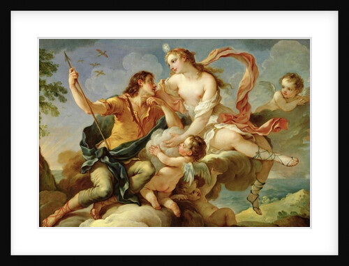 Venus and Adonis by Charles Joseph Natoire