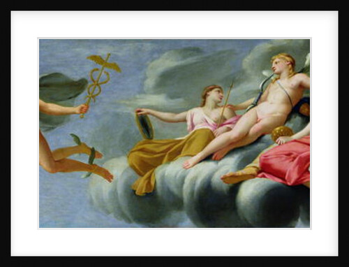 Cupid orders Mercury, messenger of the Gods, to announce the Power of Love to the Universe, 1646-47 by Eustache Le Sueur