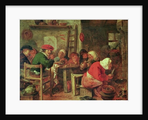 A Peasant Meal by Adriaen Brouwer
