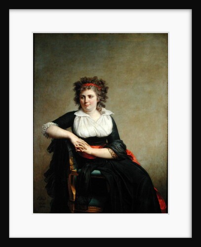 Robertine Tourteau, Marquise d'Orvilliers 1790 by Jacques Louis David