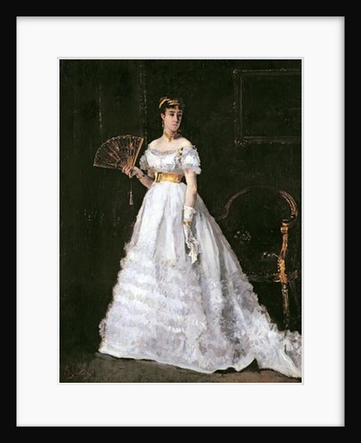 Woman in White by Alfred Emile Stevens