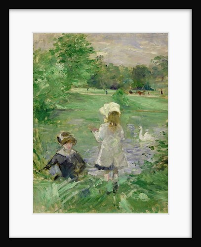Beside a Lake, 1883 by Berthe Morisot