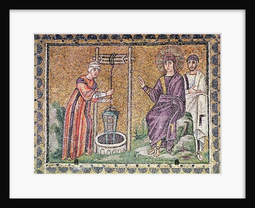 The Woman of Samaria at the Well, Scenes from the Life of Christ by Byzantine School