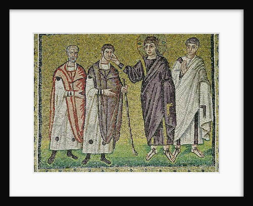 The Healing of Two Blindmen from Jericho, Scenes from the Life of Christ by Byzantine School