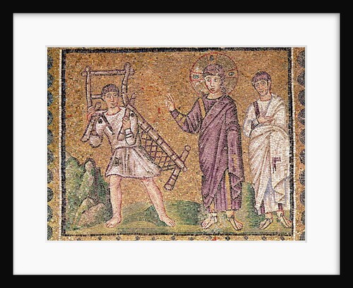 The Healing of the Paralytic of Capernaum, Scenes from the Life of Christ by Byzantine School