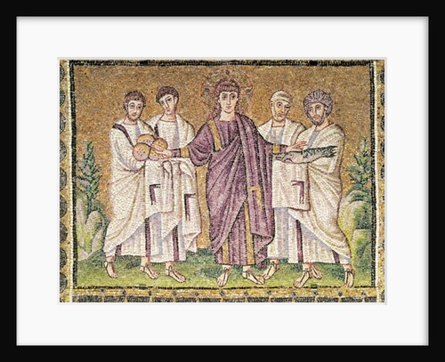 Multiplication of the Bread and Fishes by Byzantine School