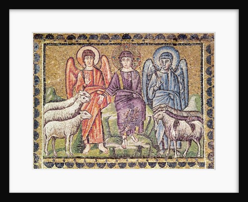 The Parable of the Good Shepherd Separating the Sheep from the Goats, Scenes from the Life of Christ by Byzantine School