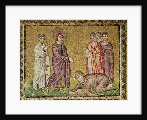 Jesus Cures the Woman who Bleeds, Scenes from the Life of Christ by Byzantine School