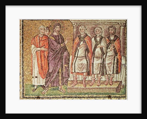 Jesus before Caiphus, Scenes from the Life of Christ by Byzantine School