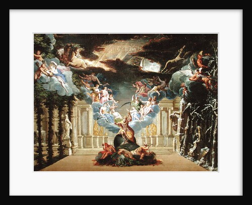 Set design for 'Atys' by Jean-Baptiste Lully by French School