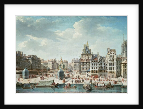 The Place de Greve, Paris by Nicolas Raguenet