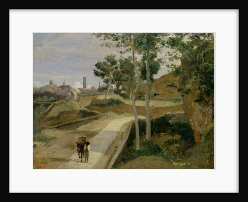 Road from Volterra by Jean Baptiste Camille Corot