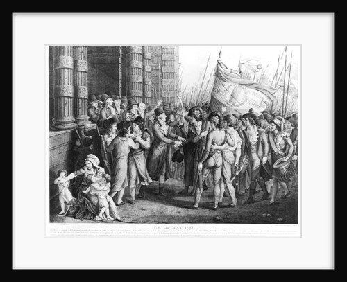Deputies of the National Convention leaving the Assembly at the Tuileries, 31st May 1793 by Fulchran Jean Harriet