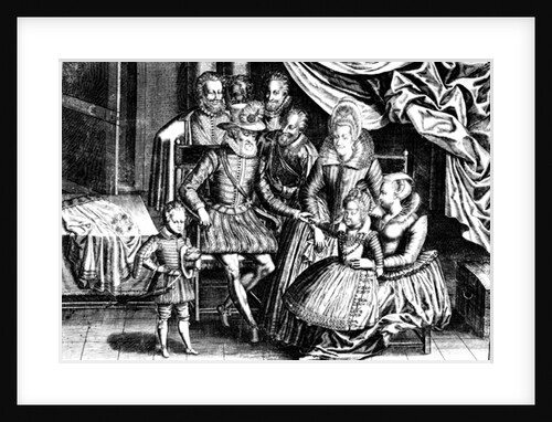 Henri IV King of France with his Family and his Councillors by French School
