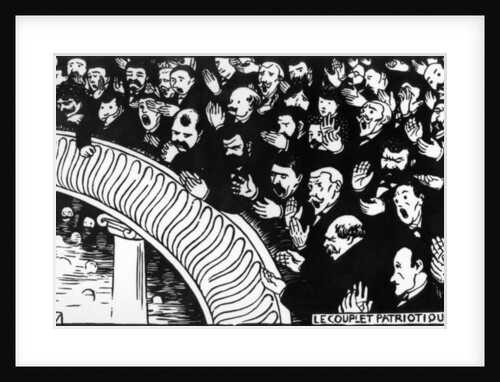 The Patriotic Couplet, 1893 by Felix Edouard Vallotton