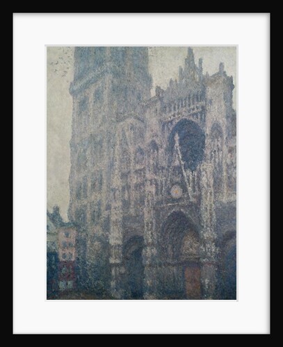 Rouen Cathedral, West Portal, Grey Weather, 1894 by Claude Monet