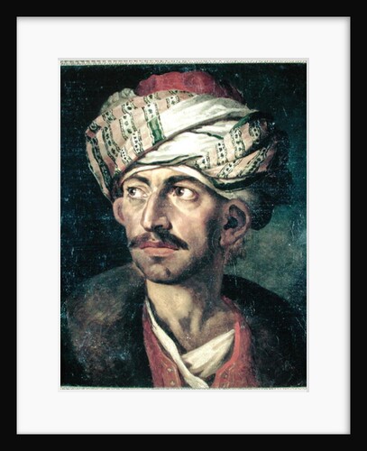 Head of an Oriental or Portrait Presumed to be Mustapha, c.1819-21 by Theodore Gericault