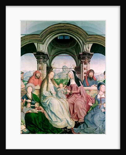 The Holy Kinship, or the Altarpiece of St. Anne by Quentin Massys or Matsys