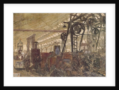 Interior of a Munitions Factory, 1916-17 by Edouard Vuillard