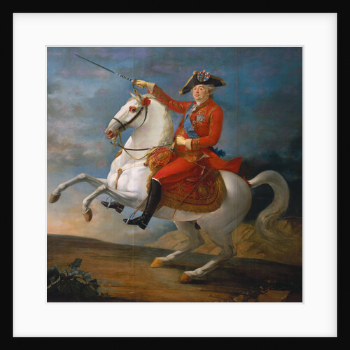Equestrian Portrait of Louis XVI 1791 by Jean-Baptiste Francois Carteaux
