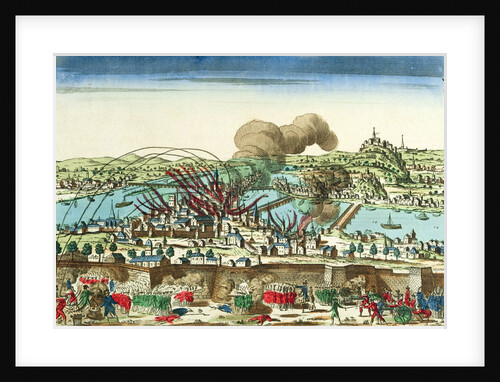 Siege of Lyon, October 1793 by French School