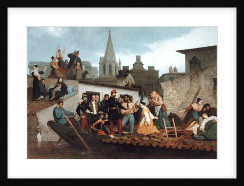 Napoleon III Visiting Flood Victims of Tarascon in June 1856, 1856 by William-Adolphe Bouguereau