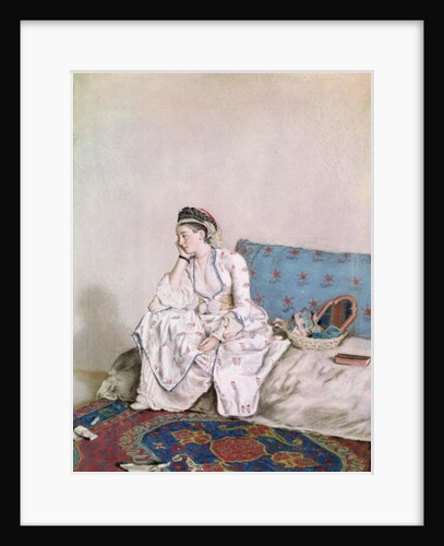 Portrait of Mary Gunning, Countess of Coventry, 1749 by Jean-Etienne Liotard