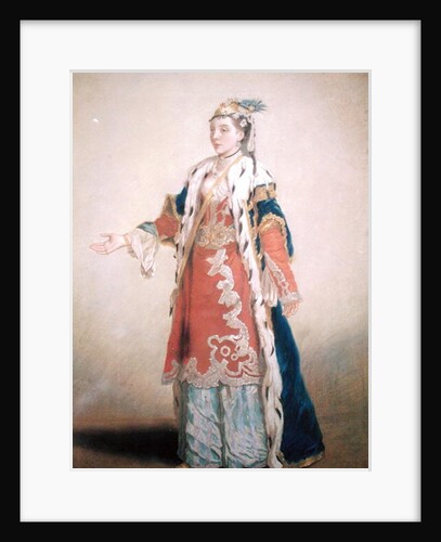 Frankish Woman from Pera, Constantinople, 1738-43 by Jean-Etienne Liotard