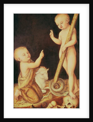 The Infant Christ Triumphing over Death and the Infant St. John the Baptist by Lucas the Elder Cranach