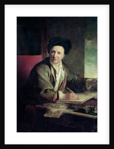 Portrait of Bernard le Bovier de Fontenelle by Jean Baptiste Greuze