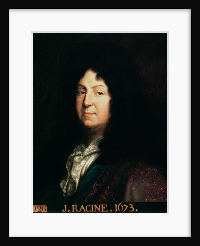 Portrait of Jean Racine copy of an original of 1673, 1698 by Jean Baptiste Santerre