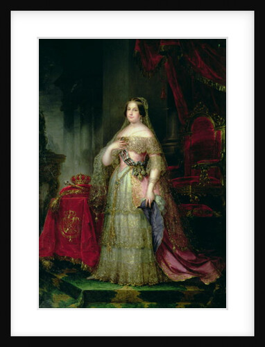 Queen Isabella II of Spain, 19th century by Jose Gutierrez de la Vega