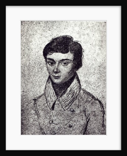 Portrait of Evariste Galois by French School