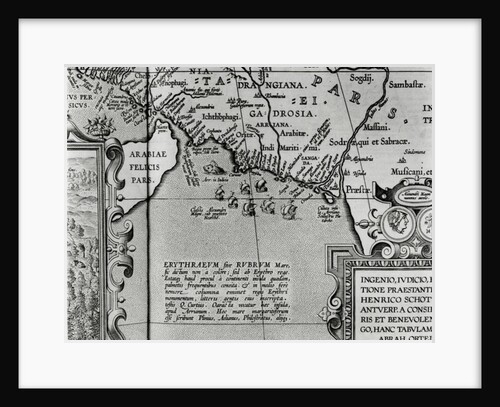 Map of Alexander the Great's empire by Abraham Ortelius