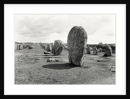 Alignment of Standing Stones, Megalithic, 4th-3rd millennium BC by Prehistoric Prehistoric