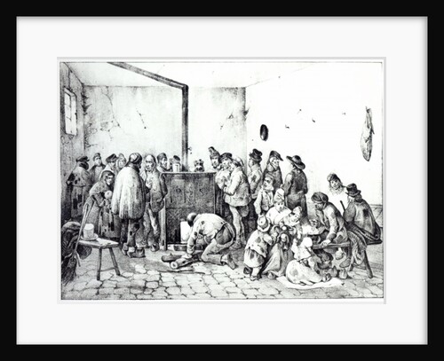 The Public Warming Room in Paris, 1840 by Victor Adam
