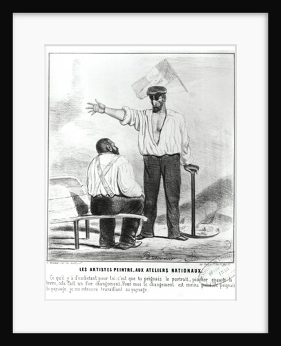 Painters at the National Workshops during the French Second Republic, 1848 by Alexandre Brasseur