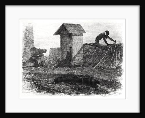 Illustration for 'The Charterhouse of Parma' by Stendhal published in 1883 by Jean Antoine Valentin Foulquier