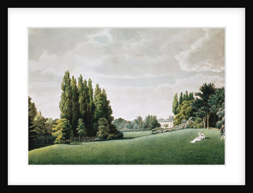 View of the Chateau near the Stone Bridge by Auguste Simon (after) Garneray