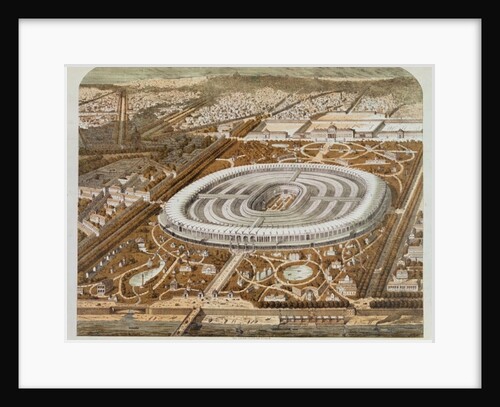 Palace of the Universal Exhibition in Paris in 1867 by French School